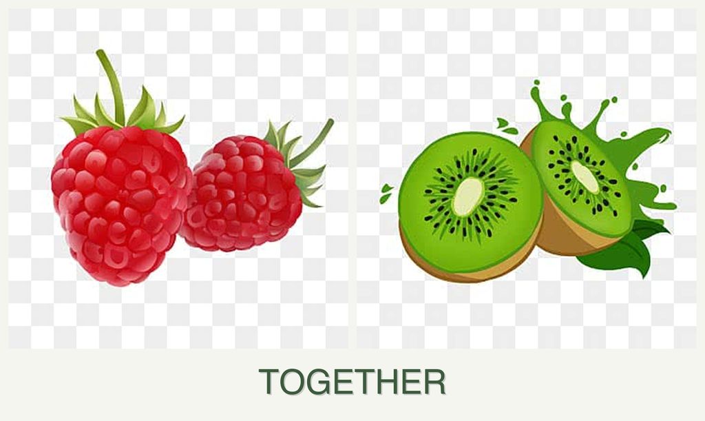 Can you plant raspberries and kiwi together?