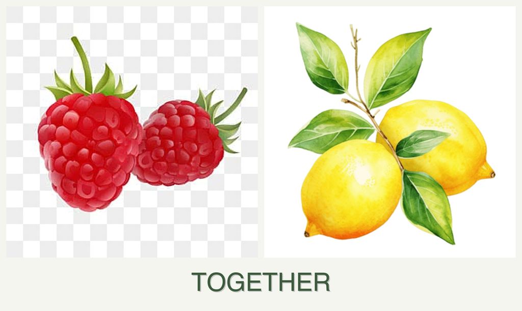 Can you plant raspberries and lemons together?