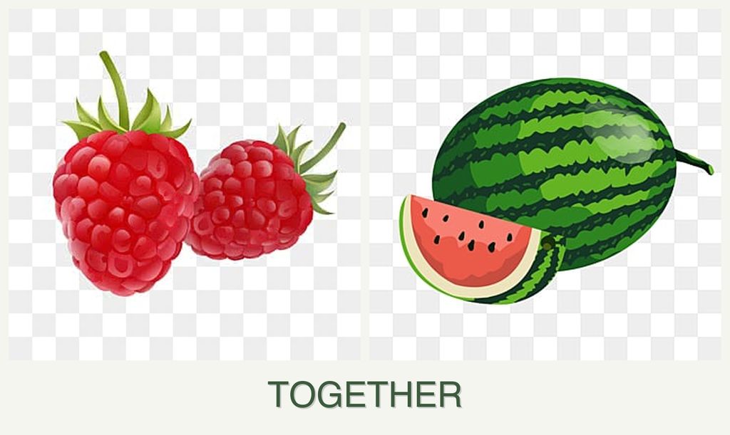 Can you plant raspberries and melons together?