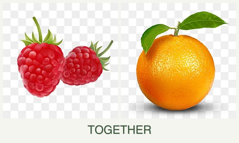 Can you plant raspberries and oranges together?