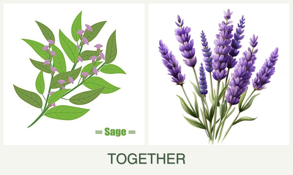 Can you plant sage and lavender together?