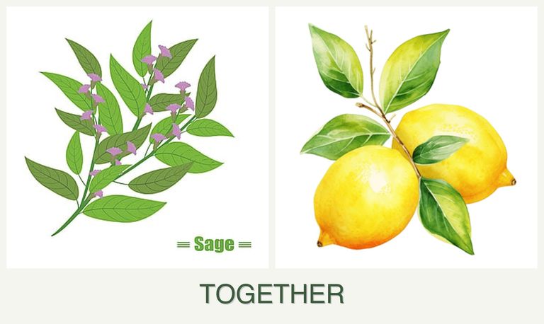 Can you plant sage and lemons together?