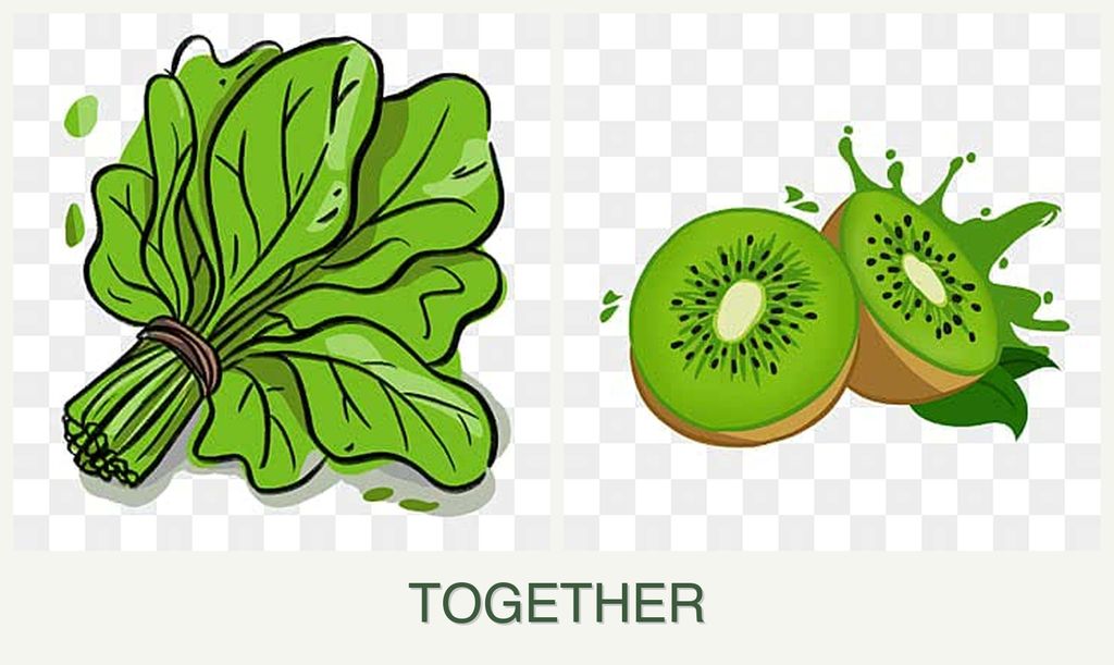Can you plant spinach and kiwi together?