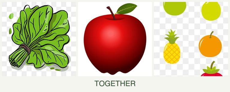 Can you plant spinach, apples and pears together?