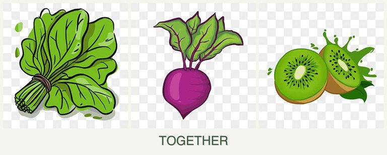 Can you plant spinach, beets and kiwi together?