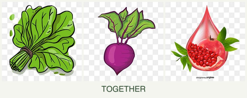 Can you plant spinach, beets and pomegranates together?