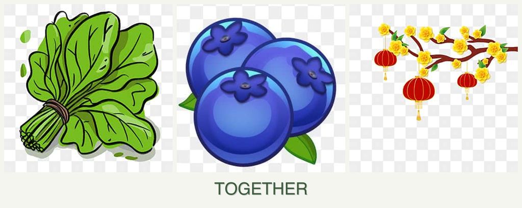 Can you plant spinach, blueberries and apricots together?
