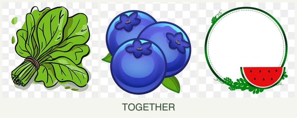 Can you plant spinach, blueberries and watermelons together?
