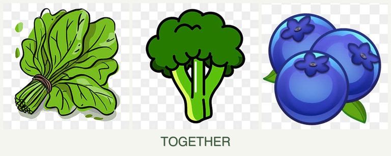 Can you plant spinach, broccoli and blueberries together?