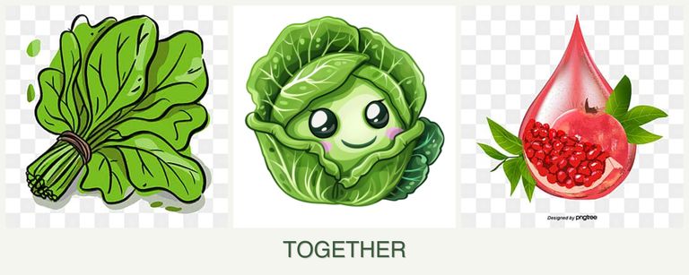 Can you plant spinach, cabbage and pomegranates together?