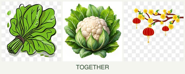 Can you plant spinach, cauliflower and apricots together?