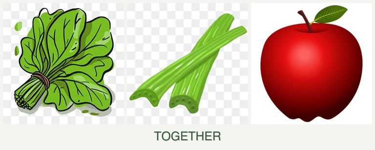 Can you plant spinach, celery and apples together?