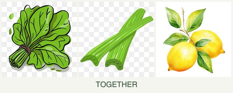 Can you plant spinach, celery and lemons together?