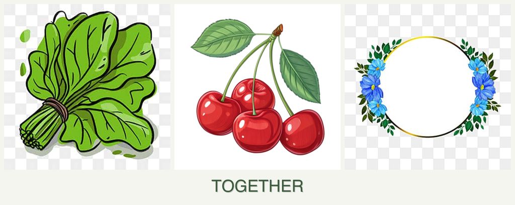 Can you plant spinach, cherries and zinnias together?