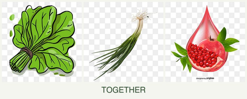 Can you plant spinach, chives and pomegranates together?