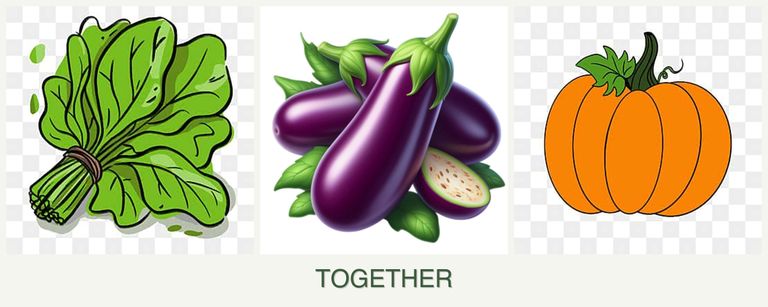 Can you plant spinach, eggplant and pumpkin together?