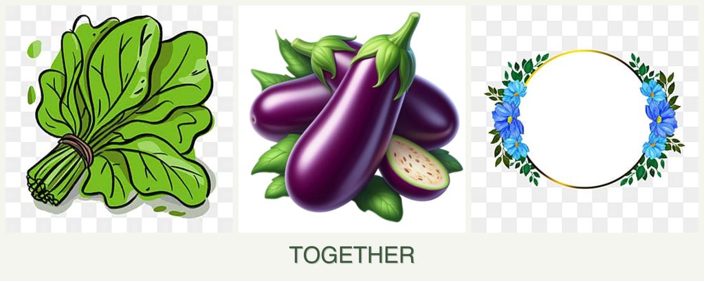 Can you plant spinach, eggplant and zinnias together?