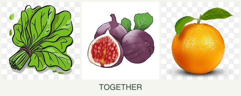Can you plant spinach, figs and oranges together?