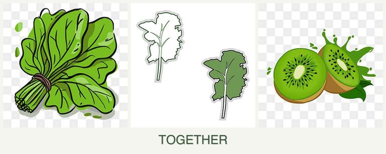 Can you plant spinach, kale and kiwi together?
