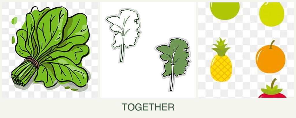 Can you plant spinach, kale and pears together?