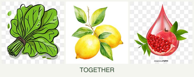 Can you plant spinach, lemons and pomegranates together?