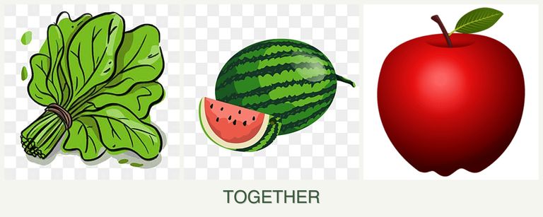 Can you plant spinach, melons and apples together?