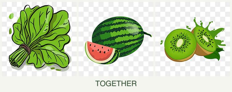 Can you plant spinach, melons and kiwi together?