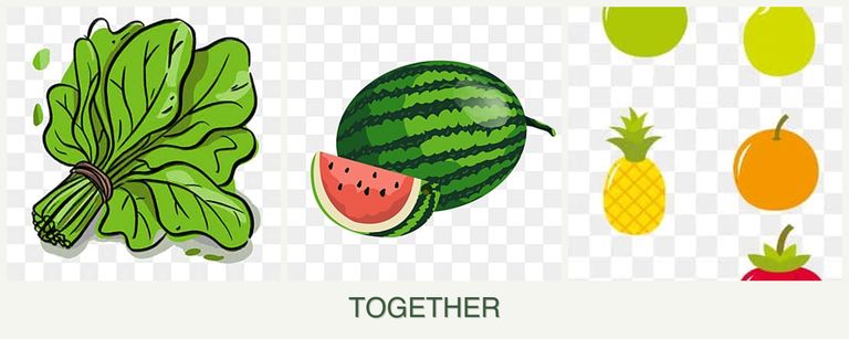 Can you plant spinach, melons and pears together?