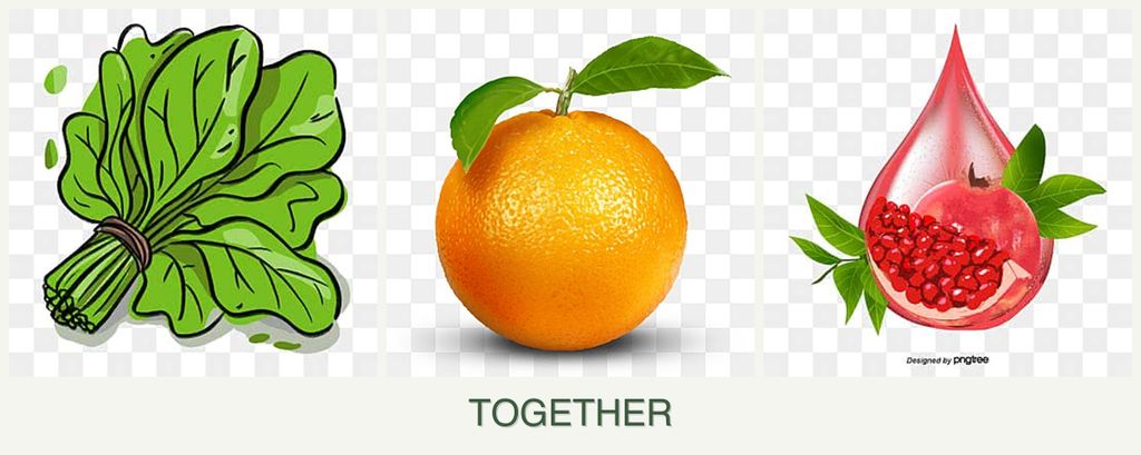 Can you plant spinach, oranges and pomegranates together?