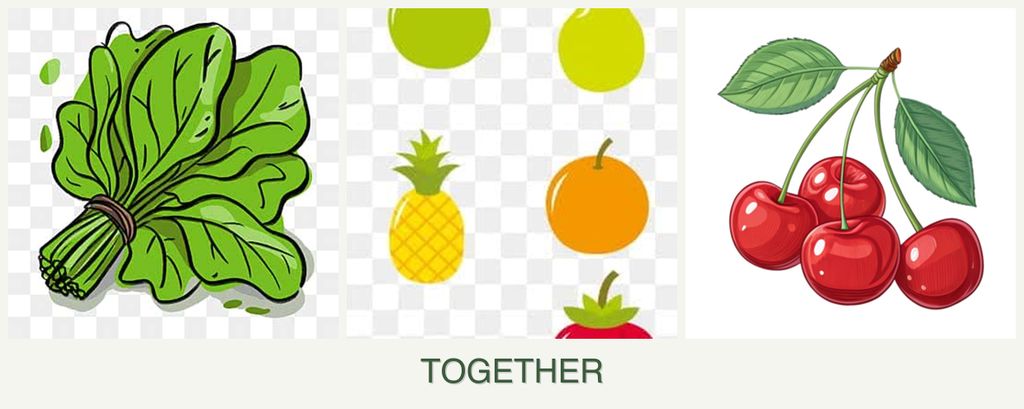 Can you plant spinach, pears and cherries together?