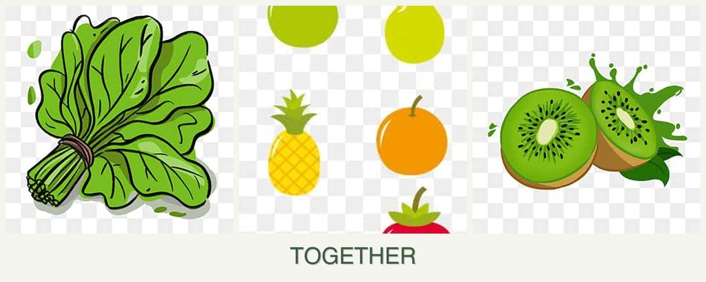 Can you plant spinach, pears and kiwi together?