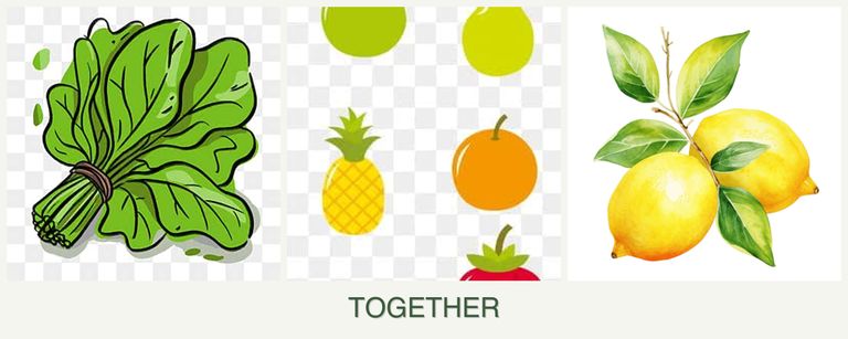 Can you plant spinach, pears and lemons together?