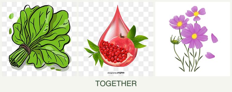 Can you plant spinach, pomegranates and cosmos together?