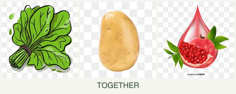Can you plant spinach, potatoes and pomegranates together?