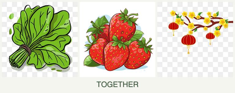 Can you plant spinach, strawberries and apricots together?