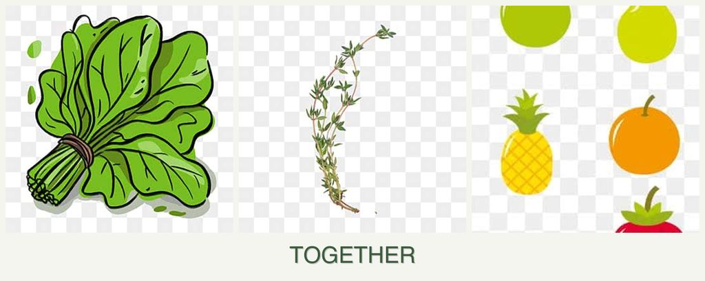 Can you plant spinach, thyme and pears together?