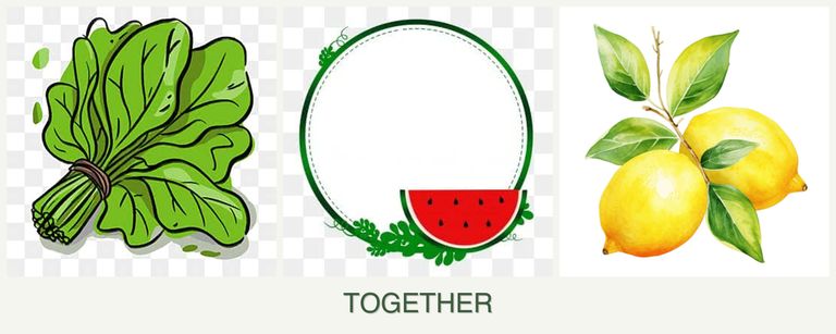 Can you plant spinach, watermelons and lemons together?