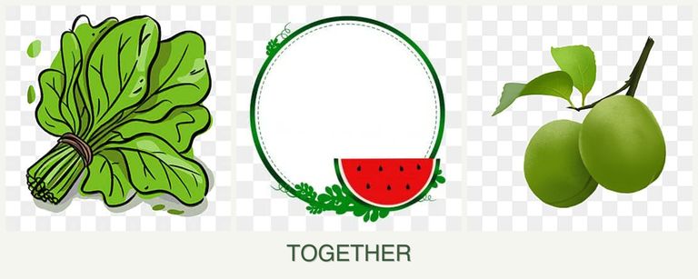 Can you plant spinach, watermelons and plums together?