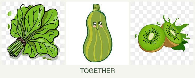 Can you plant spinach, zucchini and kiwi together?
