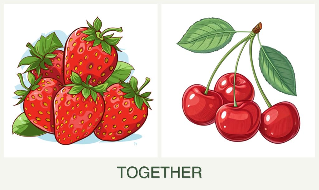 Can you plant strawberries and cherries together?