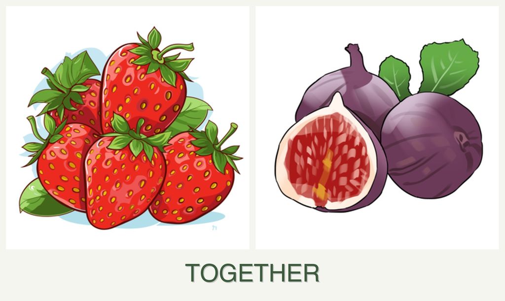 Can you plant strawberries and figs together?