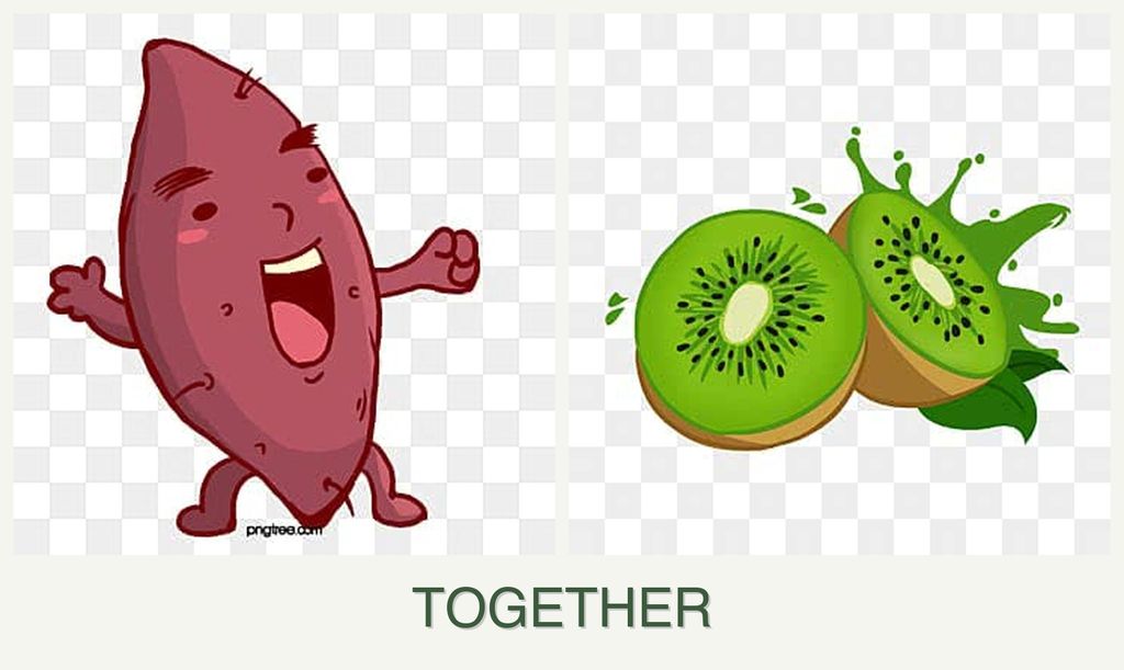 Can you plant sweet potatoes and kiwi together?