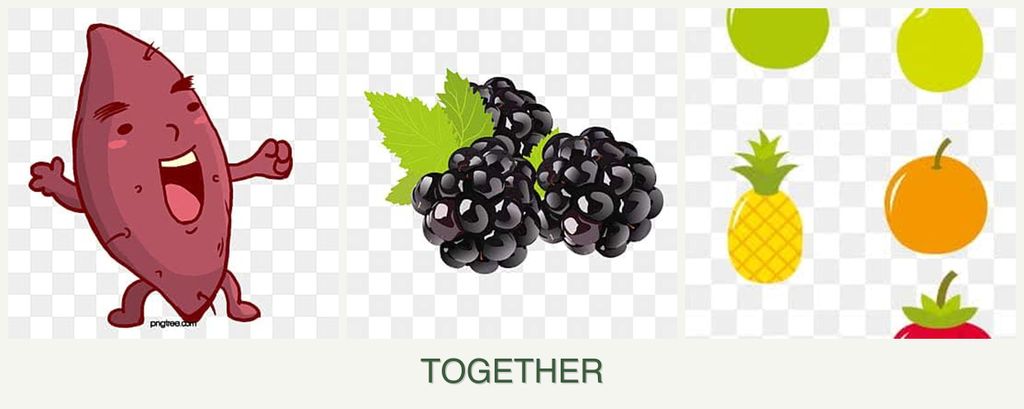 Can you plant sweet potatoes, blackberries and pears together?