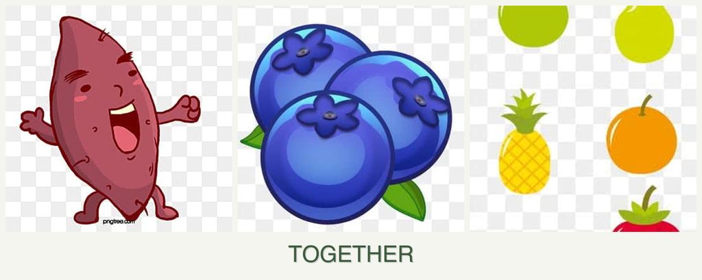 Can you plant sweet potatoes, blueberries and pears together?