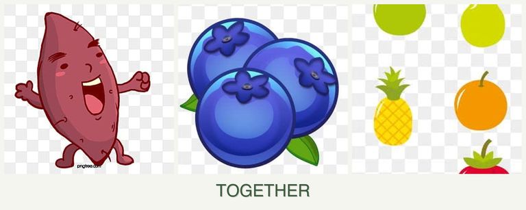 Can you plant sweet potatoes, blueberries and pears together?