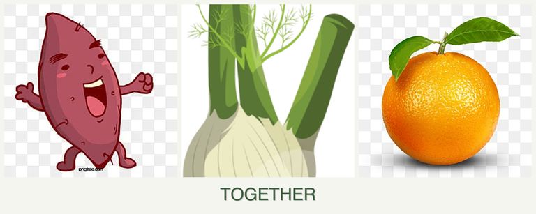 Can you plant sweet potatoes, fennel and oranges together?