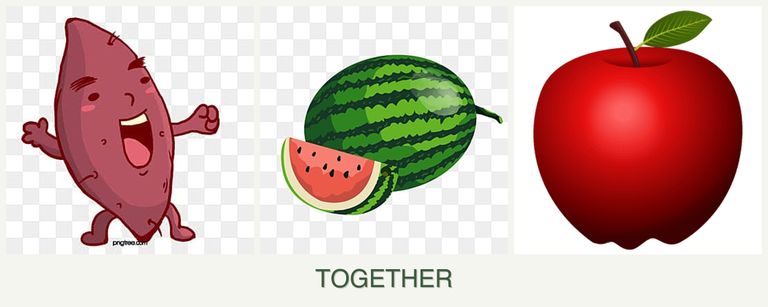 Can you plant sweet potatoes, melons and apples together?