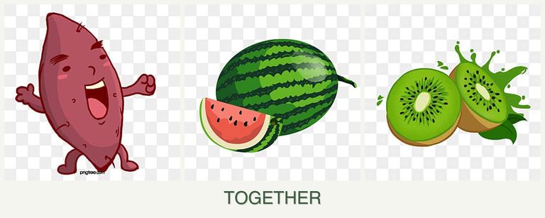 Can you plant sweet potatoes, melons and kiwi together?