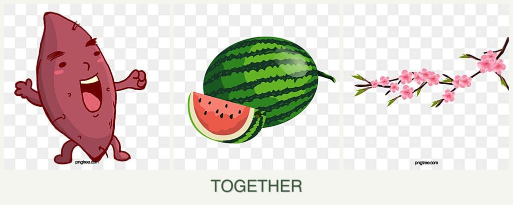 Can you plant sweet potatoes, melons and peaches together?