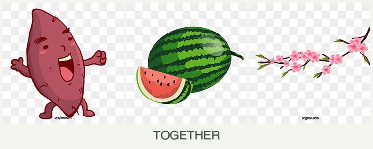 Can you plant sweet potatoes, melons and peaches together?
